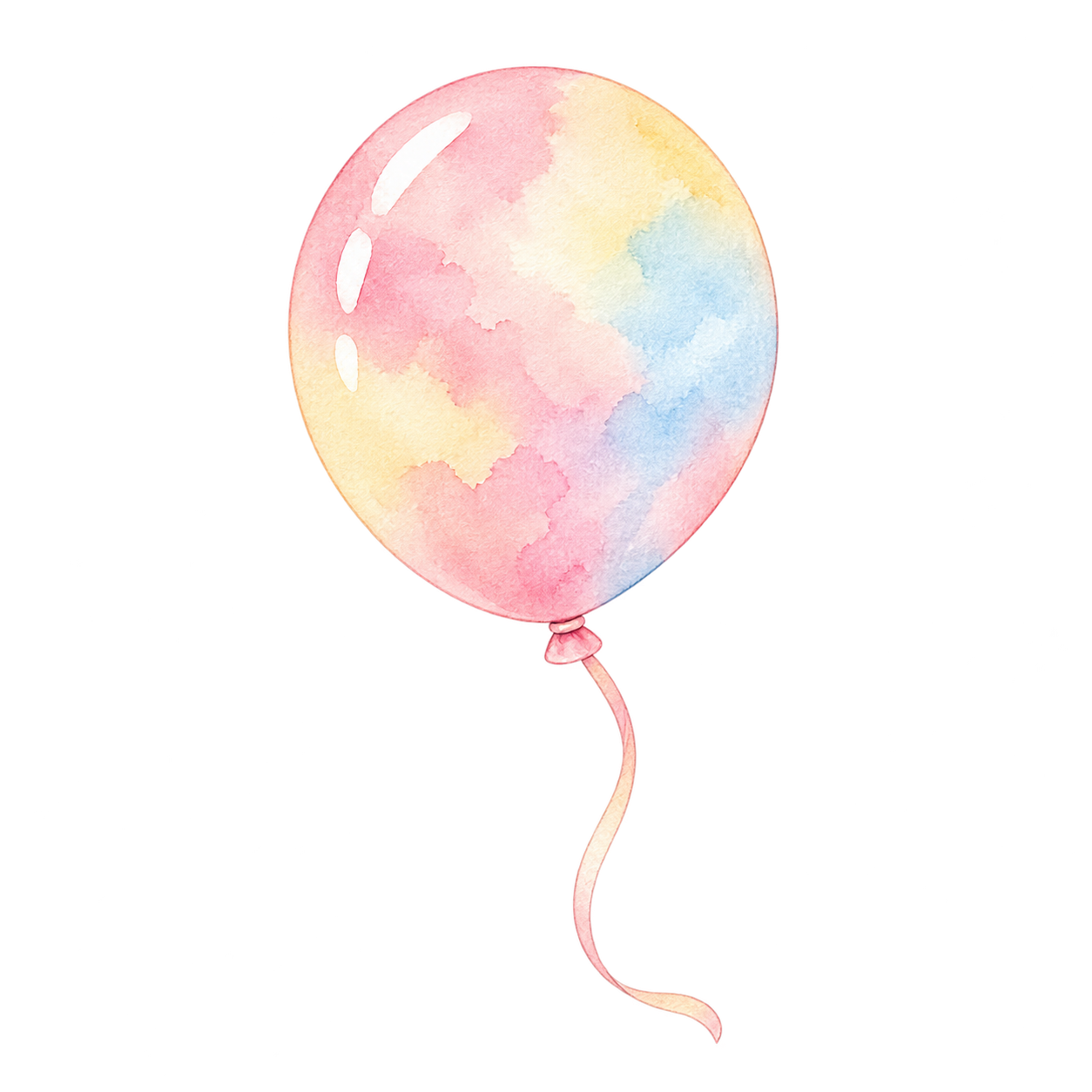 水彩のふうせん