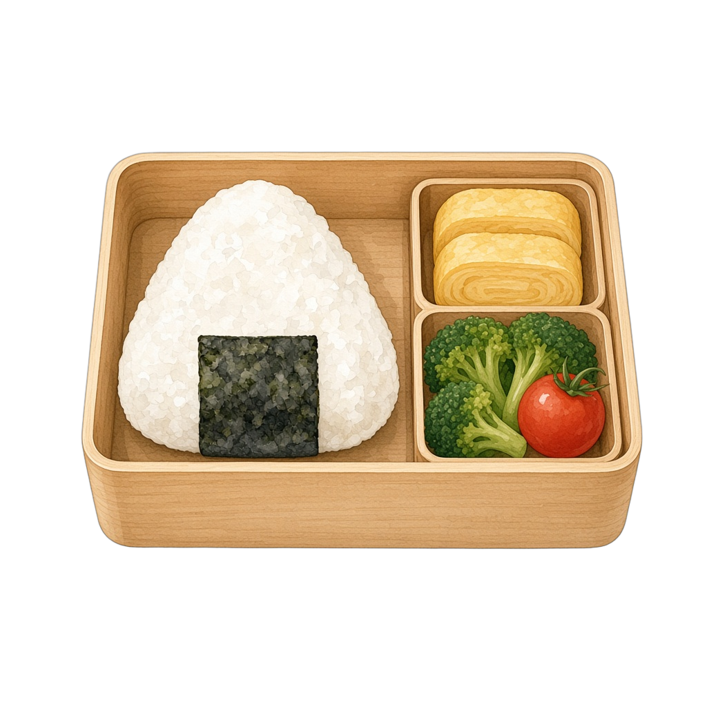 水彩のおべんとう