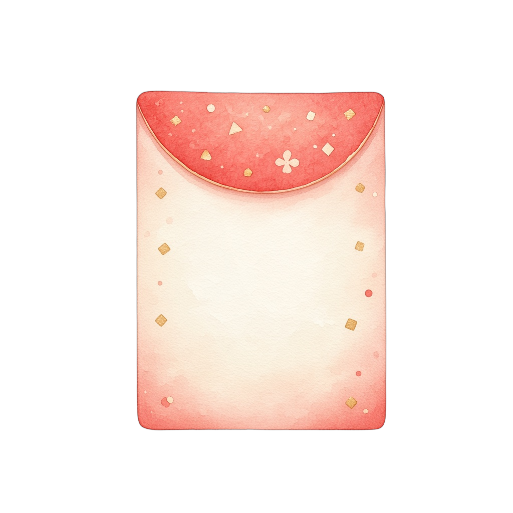 水彩のお年玉